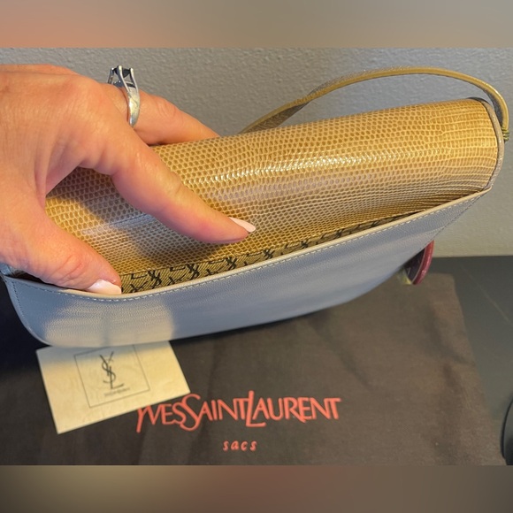 Yves Saint Laurent Leather Shoulder Bag & dust bag - Picture 6 of 13